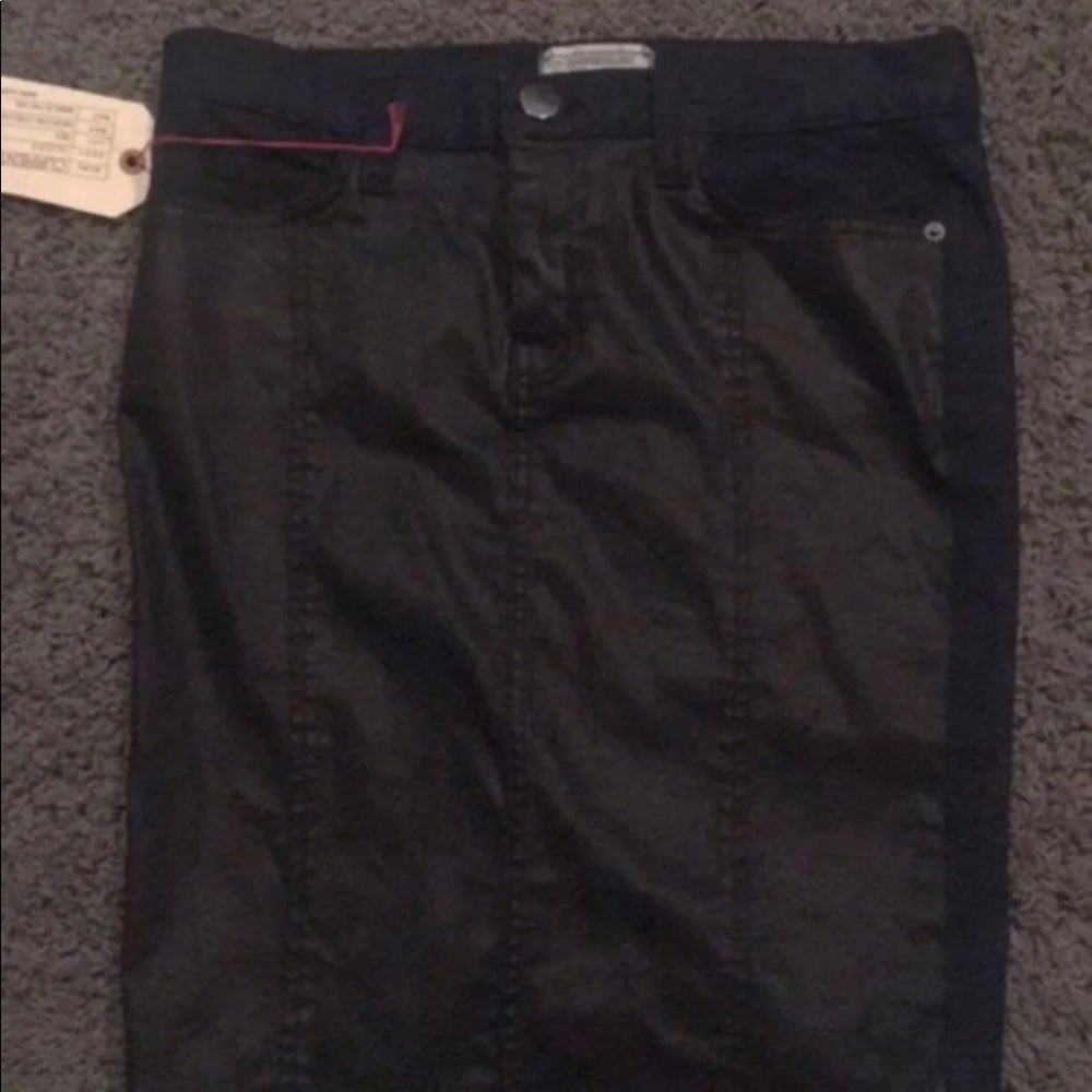 Current/Elliot Black/Denim skirt.